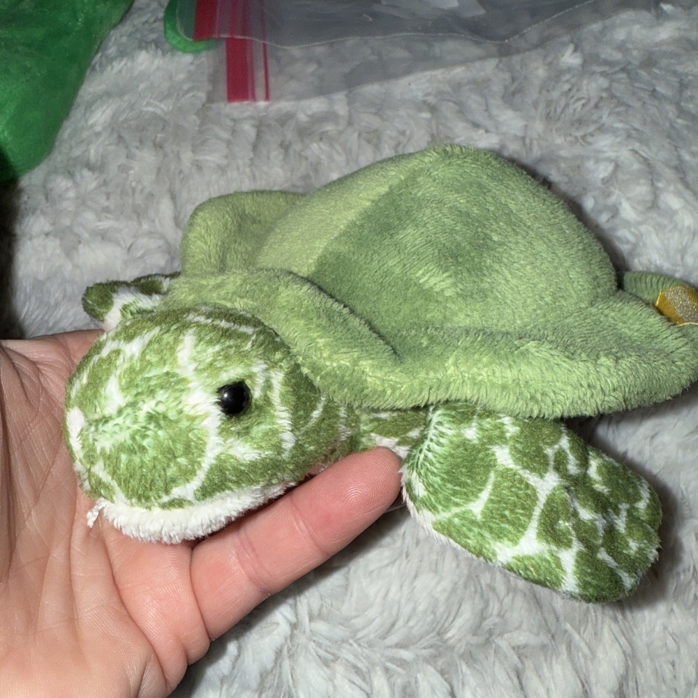 Douglas‎ Sea Turtle Green Plush Toy 6.5".  5043